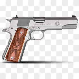 Springfield Mil Spec 1911, HD Png Download - revolver png