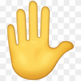 Stop Hand Emoji, HD Png Download - hand emoji png