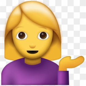 Woman Emoji, HD Png Download - hand emoji png