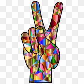 Peace Hand Sign Png, Transparent Png - ok hand emoji png