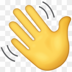 Transparent Background Hand Wave Emoji, HD Png Download - ok hand emoji png
