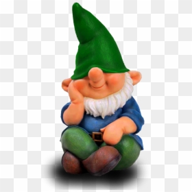 Garden Gnomes Sitting Down, HD Png Download - gnome child png