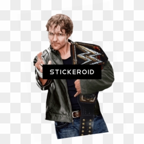 Wwe Dean Ambrose Champion, HD Png Download - dean ambrose png