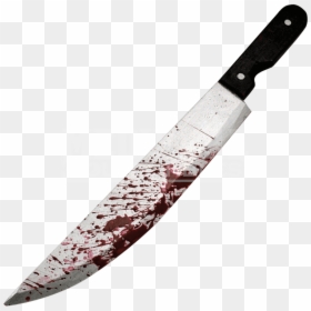 Knife With Blood Transparent, HD Png Download - bloody knife png