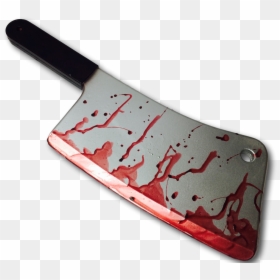Bloody Butcher Knife Png, Transparent Png - bloody knife png