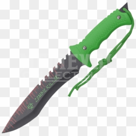 Hunting Knife, HD Png Download - bloody knife png