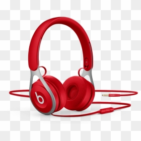 Red Beats Headphones, HD Png Download - headphone png