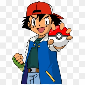 Death Clipart Died - Ash Ketchum, HD Png Download - pokemon go characters png