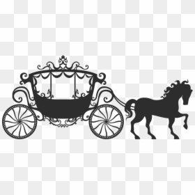 Silhouette Png Download - Silhouette Cinderella Carriage Png, Transparent Png - buggy png