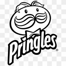 Pringles Logo Black And White, HD Png Download - pringles can png