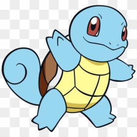 Tiny Turtle Pokemon Squirtle Hides In Its Shell For - Squirtle Pokemon Coloring Pages, HD Png Download - pokemon go characters png
