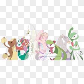 Pheromosa And Trainer, HD Png Download - nihilego png