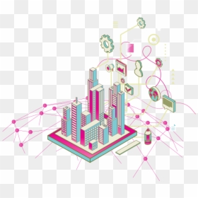 Building Internet Of Things, HD Png Download - internet of things png