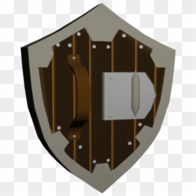 Back Of Shield Render - Graphic Design, HD Png Download - zelda shield png