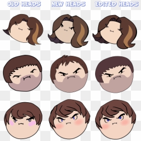 Game Grumps Ross Head, HD Png Download - game grumps png