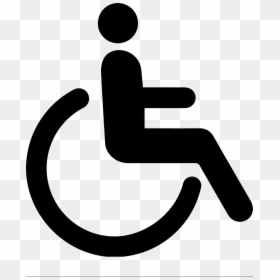 Disabled Handicap Symbol Png - Handicap Clipart Transparent, Png Download - people symbol png