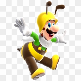 #nintendo #luigi #beeluigi #supermariogalaxy #supermario - Super Mario Galaxy Bee Luigi, HD Png Download - super mario galaxy png