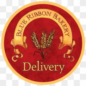 Blue Ribbon Bakery Delivery - Emblem, HD Png Download - straight ribbon png