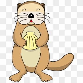 Clipart Swimming Sea Otter - Sea Otter Clipart, HD Png Download - sea otter png