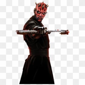 Darth Maul Transparent Image - Costume, HD Png Download - lightsaber .png