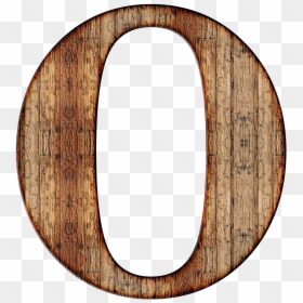Wooden Capital Letter O - Letter O Without Background, HD Png Download - wood circle png