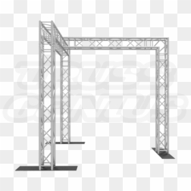 10-foot Truss Goal Post With 3 Legs And Center Beam - Truss Side View, HD Png Download - goal post png