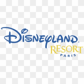 Disneyland Resort Paris Logo Png Transparent - Calligraphy, Png Download - disneyland resort logo png
