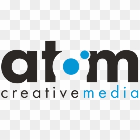 Atom Creative Media Logo For Website Design & Branding - Creative Media Logo Design, HD Png Download - atom logo png