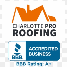 Roofing Charlotte Nc Bbb - Orange, HD Png Download - bbb accredited logo png