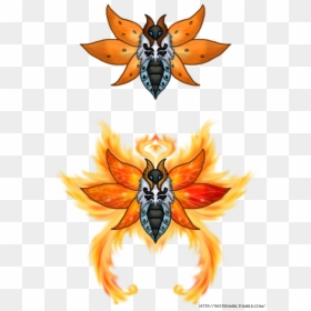 Zorya With Sunburst Mode - Volcarona Art, HD Png Download - volcarona png