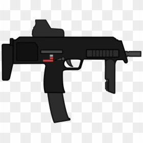Mp7 Retracted Stock - Mp7 Png, Transparent Png - mp7 png