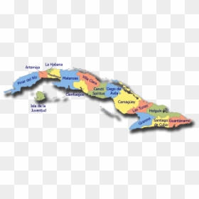 Cuba Map - Map, HD Png Download - cuba map png