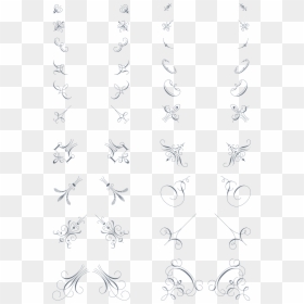 Luxurious Flourishes Vector Pack - Parallel, HD Png Download - flourish frames png