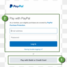 Stay Logged In For Faster Purchases, HD Png Download - paypal credit card png