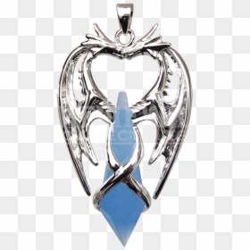 Blue Dragon Crystal Necklace, HD Png Download - double dragon png