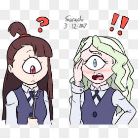 Akko Of Little Witch Academia Fame Goofed On Another - Little Cyclops Academia, HD Png Download - akko png