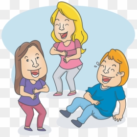 Clip Art Library Kids Free For Download - People Laughing Clip Art, HD Png Download - laughing emoji .png