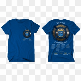 Kc Royals Maltese Memorial Front Back Blue - Orphaned Land T Shirt, HD Png Download - kc royals png