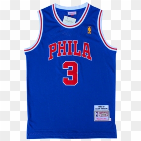Camisa Philadelphia 76ers Allen Iverson - Sports Jersey, HD Png Download - 76ers png