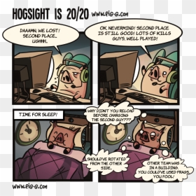 Hogsight Is 20/20 - Comics, HD Png Download - comic book guy png