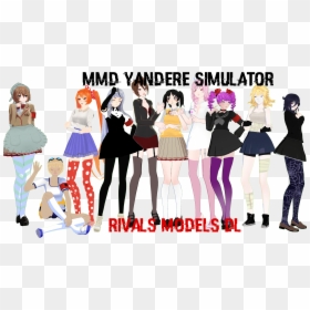 Transparent Yandere Simulator Png - Mmd Yandere Simulator Dl, Png Download - yandere simulator logo png