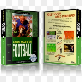 Genesis John Madden Football Sega Megadrive Replacement - John Madden Football, HD Png Download - john madden png