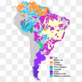 Transparent Families Png - South America Native Map, Png Download - south america map png
