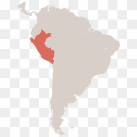 Peru South America Map , Png Download - Curitiba On Brazil Map, Transparent Png - south america map png