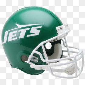 New York Jets Authentic Full Size Throwback Helmet - New York Jets Green Helmet, HD Png Download - new york jets png