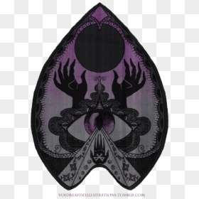 Transparent Ouija Board Png - Ouija Planchette Art, Png Download - ouija png