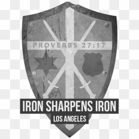 Orange County Logo Design - Iron Sharpens Iron Logo, HD Png Download - iron sharpens iron png