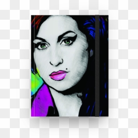 Caderno Amy Winehouse De Casa Visual Galeriana - Modern Art, HD Png Download - amy winehouse png