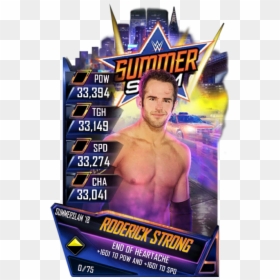 Wwe Supercard Summerslam 18 Cards, HD Png Download - roderick strong png