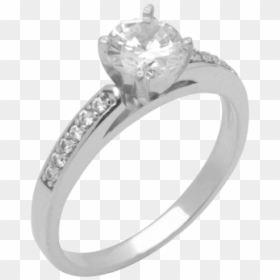 14k White Gold Diamond Ring D2043 - Engagement Ring, HD Png Download - diamond rings png